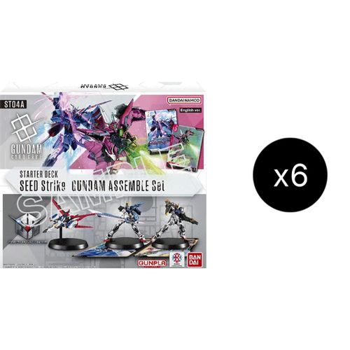 Starter Deck 04: SEED Strike - Gundam Assemble Starter Set Display