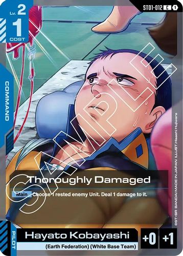 Thoroughly Damaged (ST01-012) card