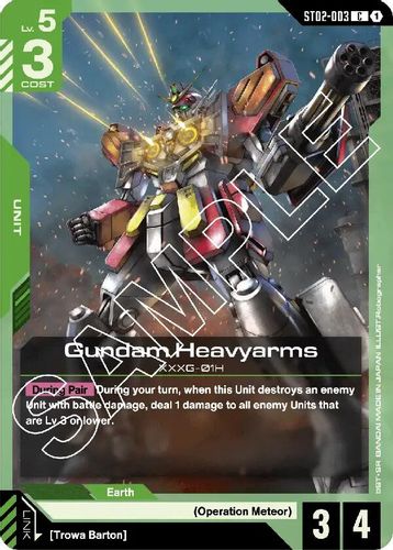 Gundam Heavyarms (ST02-003) card