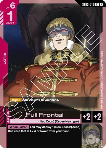Full Frontal (ST03-010) card