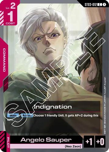 Indignation (ST03-012) card