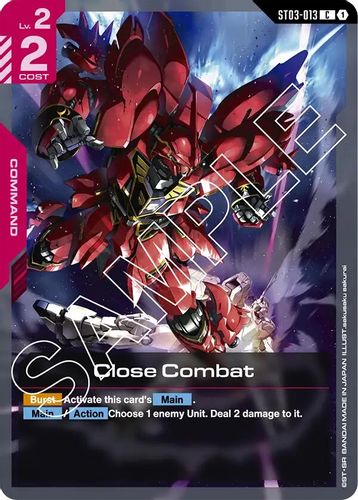 Close Combat (ST03-013) card