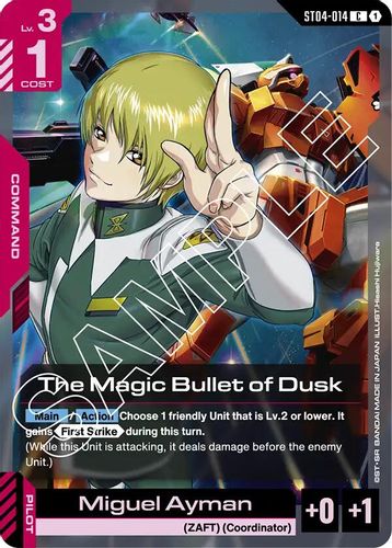 The Magic Bullet of Dusk (ST04-014) card