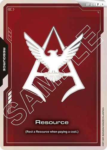 Resource (Char Aznable Emblem) (RP-014) card