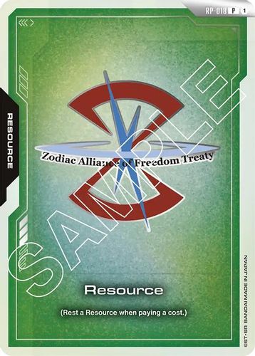Resource (ZAFT) (RP-018) card