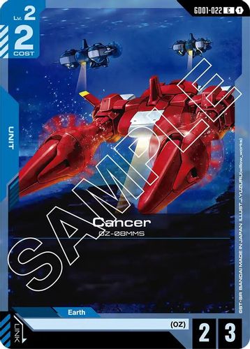 Cancer (GD01-022) card