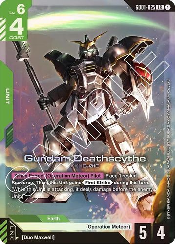 Gundam Deathscythe (GD01-025) card