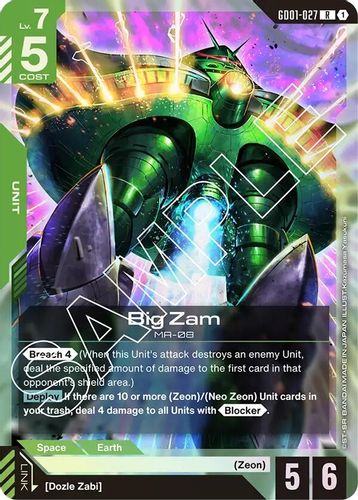 Big Zam (GD01-027) card