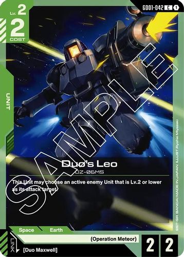 Duo's Leo (GD01-042) card