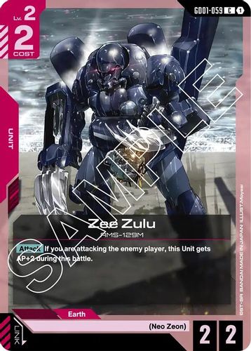 Zee Zulu (GD01-059) card
