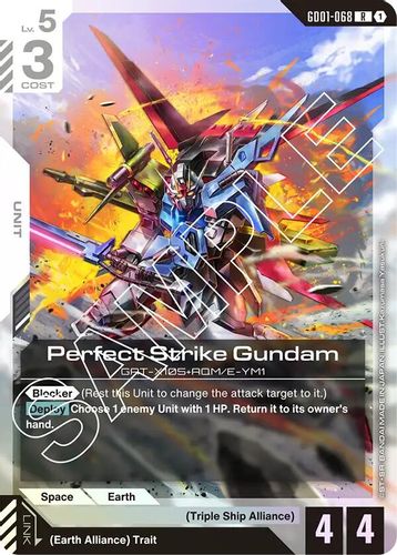Perfect Strike Gundam (GD01-068) card