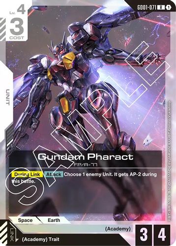 Gundam Pharact (GD01-071) card