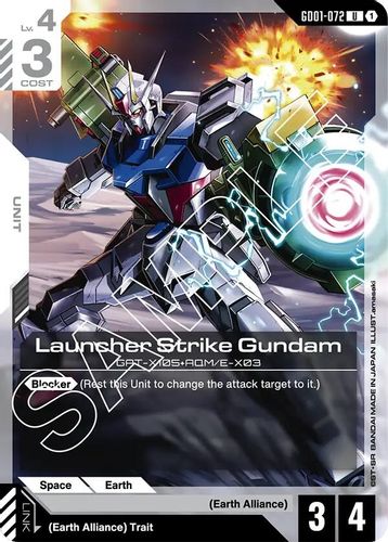 Launcher Strike Gundam (GD01-072) card