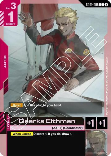 Dearka Elthman (GD01-095) card