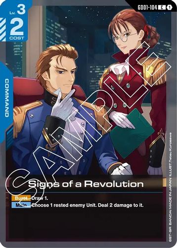 Signs of a Revolution (GD01-104) card