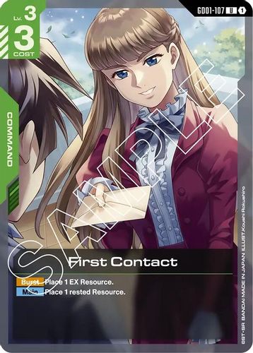 First Contact (GD01-107) card