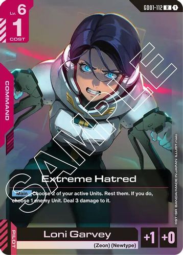 Extreme Hatred (GD01-112) card