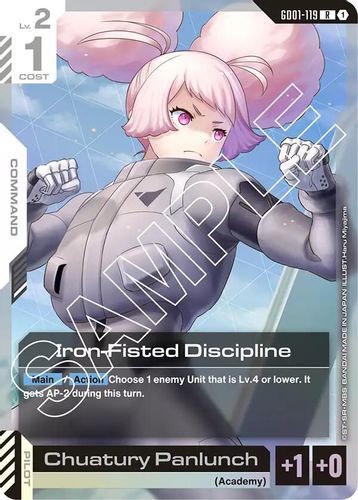 Iron-Fisted Discipline (GD01-119) card