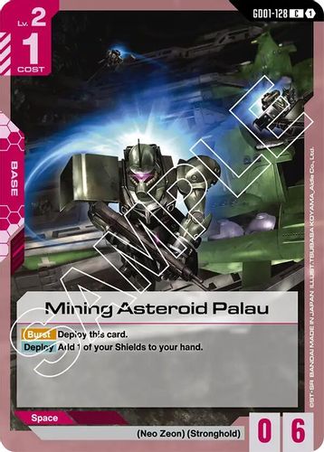 Mining Asteroid Palau (GD01-128) card