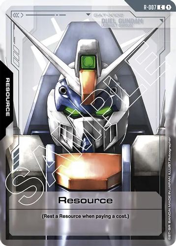 Resource (R-007) card