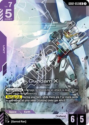 Gundam X (GD02-053) card