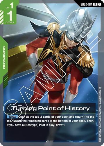 Turning Point of History (GD02-104) card