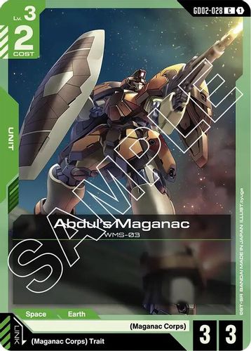 Abdul's Maganac (GD02-028) card