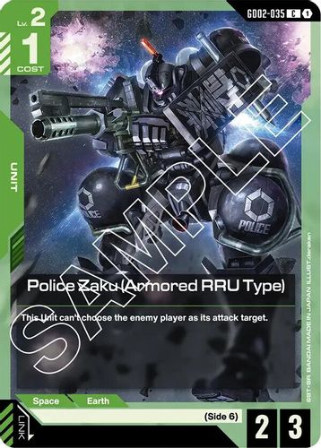 Police Zaku (Armored RRU Type) (GD02-035) card