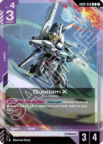 Gundam X (GD02-056) card