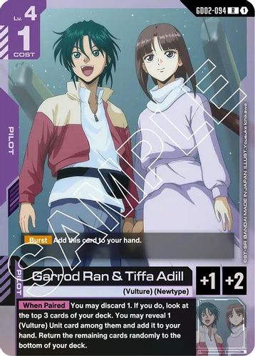 Garrod Ran & Tiffa Adill (GD02-094) card