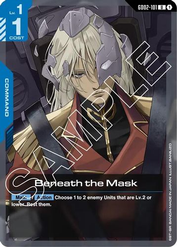 Beneath the Mask (GD02-101) card