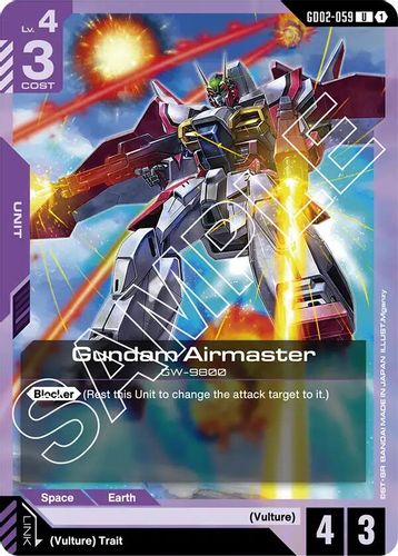 Gundam Airmaster (GD02-059) card