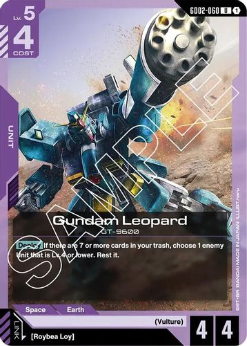 Gundam Leopard (GD02-060) card