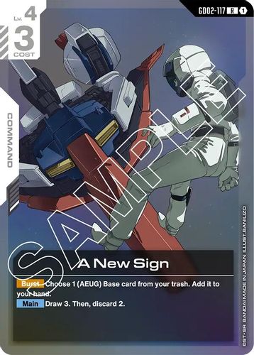 A New Sign (GD02-117) card