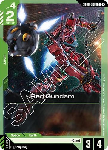 Red Gundam (ST06-006) card
