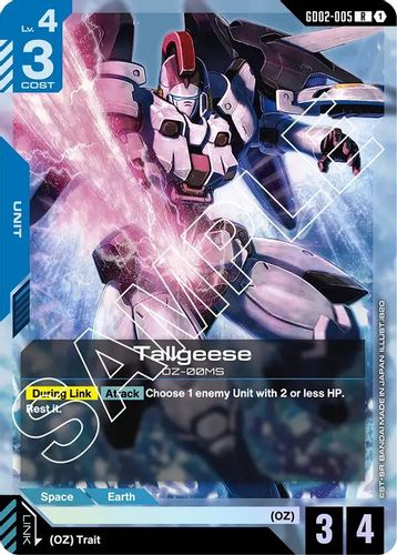 Tallgeese (GD02-005) card