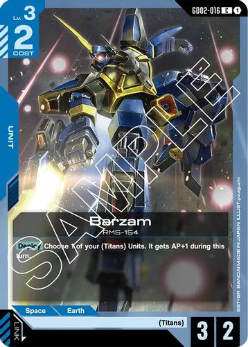 Barzam (GD02-016) card