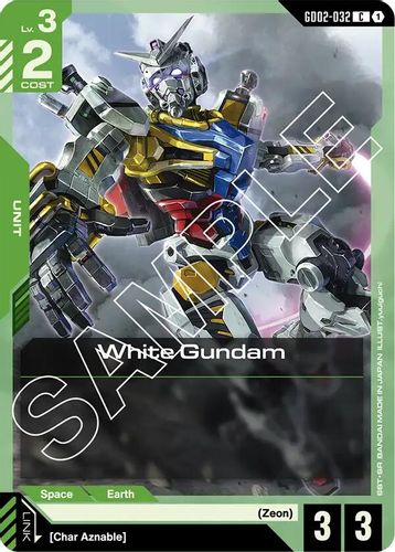 White Gundam (GD02-032) card