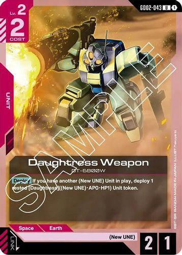 Daughtress Weapon (GD02-043) card