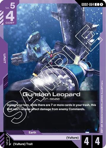 Gundam Leopard (GD02-064) card