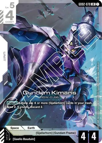 Gundam Kimaris (GD02-070) card