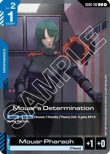 Mouar's Determination (GD02-102) card