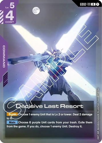 Decisive Last Resort (GD02-111) card