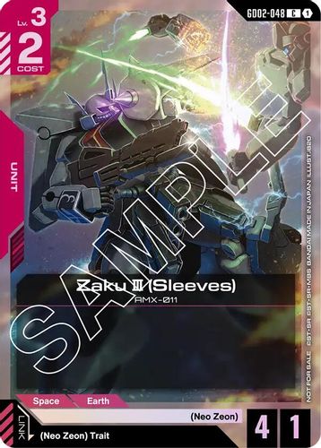 Zaku III (Sleeves) (GD02-048) card