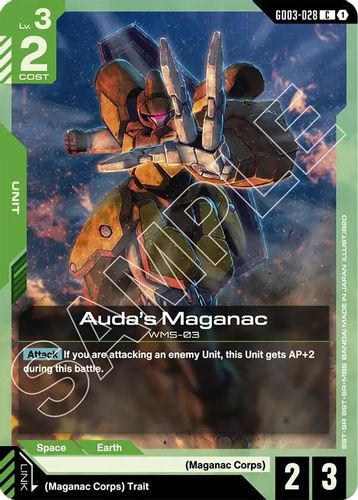 Auda's Maganac (GD03-028) card