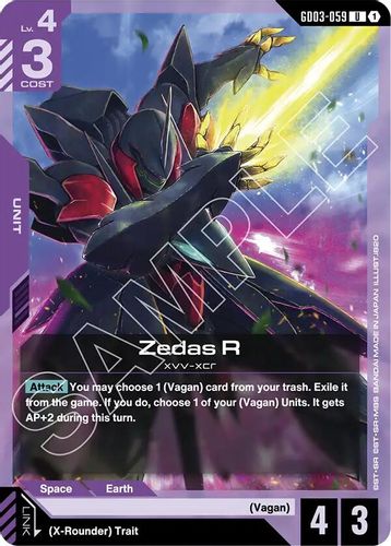 Zedas R (GD03-059) card