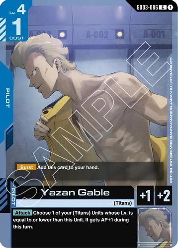 Yazan Gable (GD03-086) card