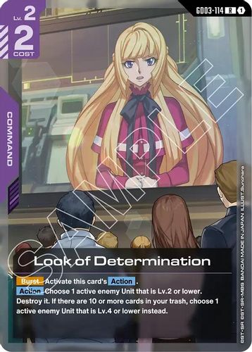 Look of Determination (GD03-114) card