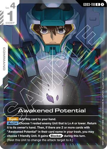 Awakened Potential (GD03-118) card
