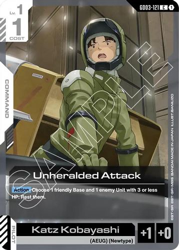Unheralded Attack (GD03-121) card